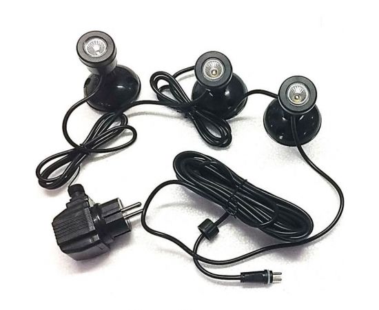 Подводная подсветка Jebao на подставке, пластик, 3х1 Вт EL1-3 – изображение 2