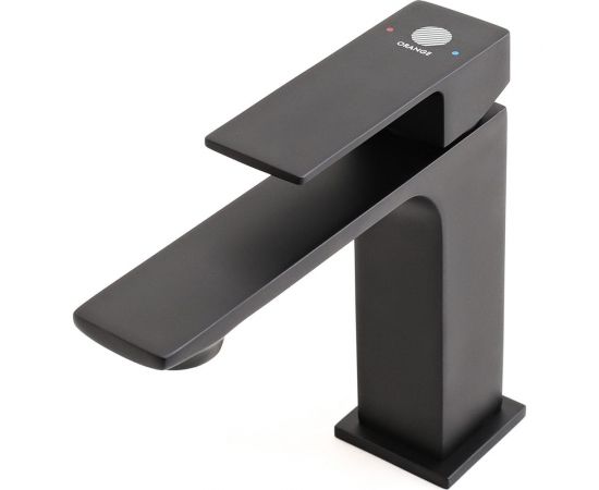 Смеситель для раковины Orange Lutz черный M04-021b – изображение 2