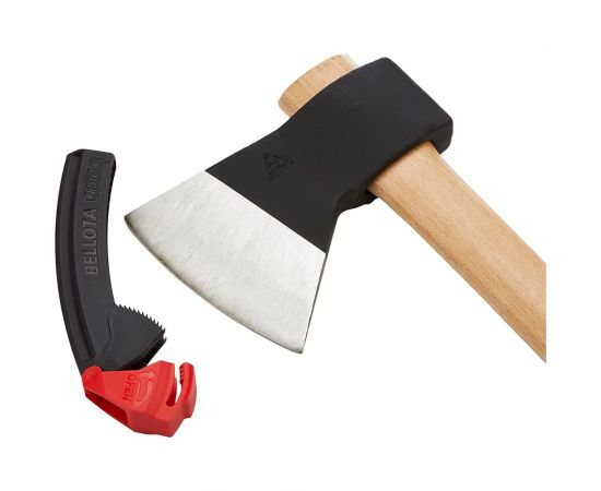 Кованый топор с буковой рукояткой и защитой лезвия Bellota 1500 г 8130-1500 N – изображение 2