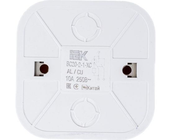 Выключатель IEK ВС20-2-1-ХС 2-кл. инд. о/у 10А GLORY сосна EVH21-K34-10 – изображение 2