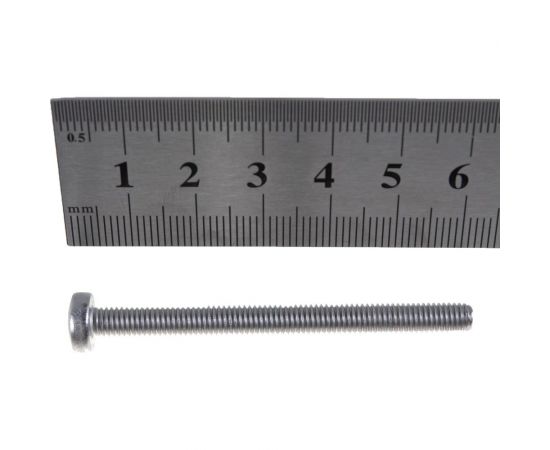 Винт с цилиндрической головкой и сферой ЕВРОПАРТНЕР DIN 7985 М5х60 нержав. сталь 4 шт. G2 0560 1 – изображение 3