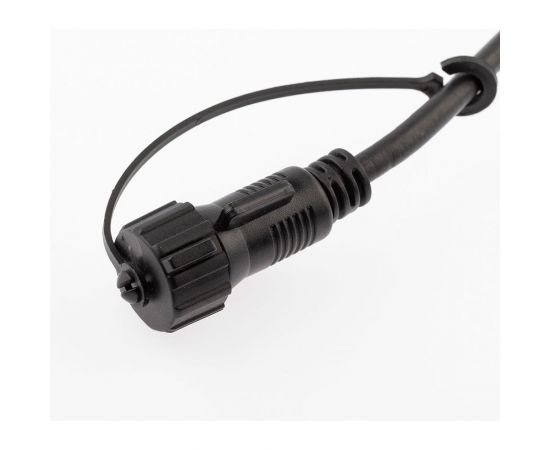 Шнур питания для подключения гирлянд ЭРА, IP65, 1,5 м, черный, каучук, 2А, 450Вт, 220В Б0051880 – изображение 3