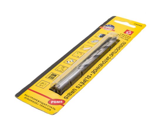 Сверло по металлу (6.8х109 мм; двойная заточка) SKRAB 29068 – изображение 3