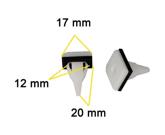 Автокрепеж для Mitsubishi 10 шт MB361578, MR280579 КрепАвто 0507 – изображение 3
