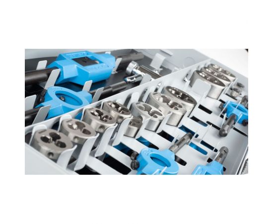 Набор ручных метчиков и плашек NORGAU M3-M20, 56 предметов 013904370 – изображение 3