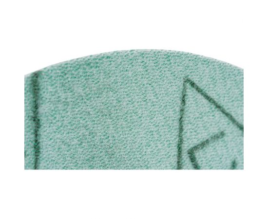 Круг шлифовальный на липучке - зелёный 125 мм, 5 шт, P800 FASTER TOOLS 8549 – изображение 3