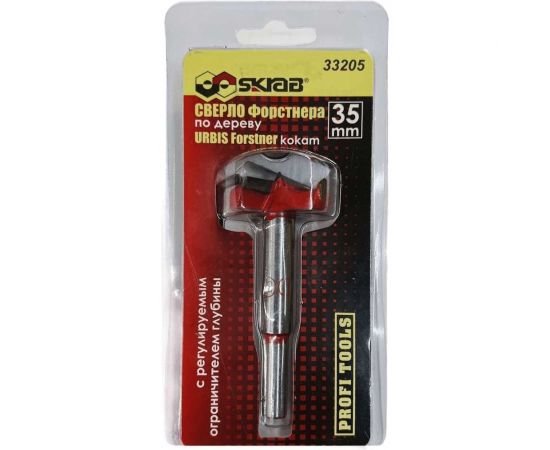Фреза Форстнера 35 мм с ограничителем SKRAB 33205 – изображение 4