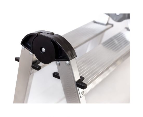 Алюминиевая 4-х ступенчатая двухсторонняя стремянка Perilla 111404 – изображение 4