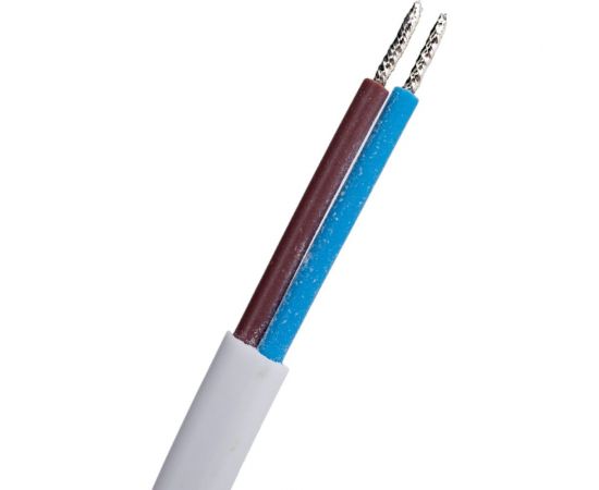 Шнур с плоской вилкой TDM ШУ02 ШВВП 2x0,75мм2 1,7 м. белый SQ1305-0011 – изображение 4