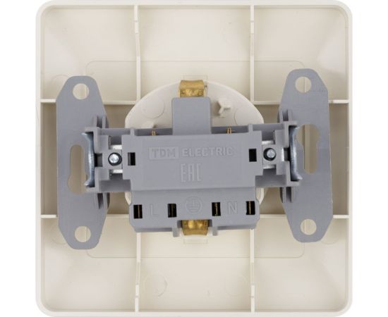 Розетка TDM 2П+З 16А 250В слоновая кость Ильмень SQ1823-0110 – изображение 5