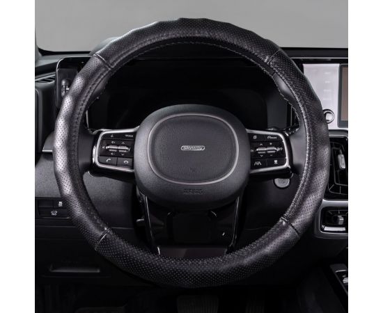 Оплетка SKYWAY Real-4 М, черная, натуральная кожа S01108007 – изображение 10