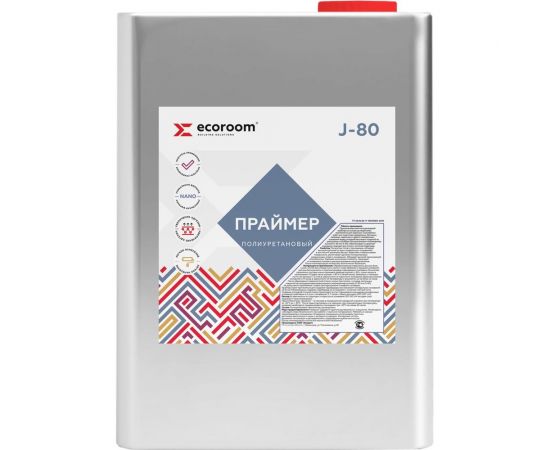 Полиуретановый праймер ECOROOM J-80 5 л ER-Pri-881-1-5 