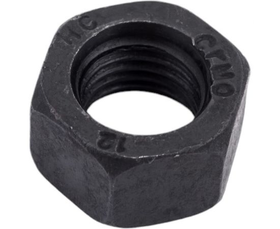 Гайка Море-Метизов DIN 934, класс прочности 12, оксид, M16, 10 шт. GAYKA934M1610M 