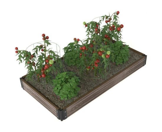 Готовый комплект грядки из ДПК Еврогрядка 1500x750x155 мм 5246 GEG1-155 