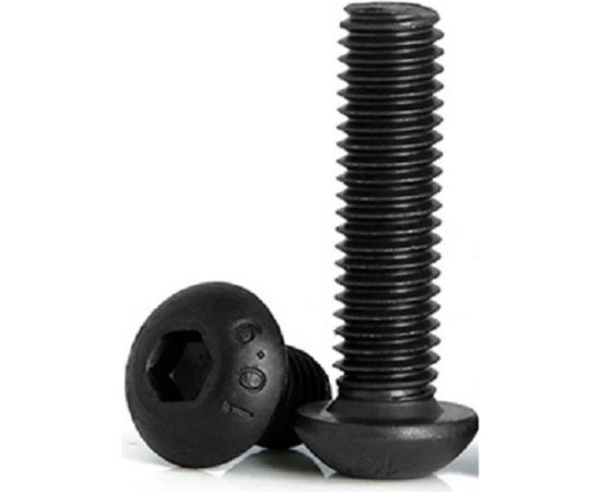 Винт Море-Метизов ISO 7380, класс прочности 10.9, оксид, M6x40 мм, 50 шт. VINT738064050M 