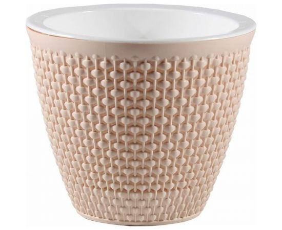 Кашпо bmc Ротанг КШ6470 пудра, 15.5х17 см, 1.6 л 057623 
