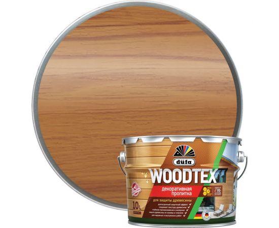 Пропитка Dufa Wood Tex тик, 10 л Н0000006103 