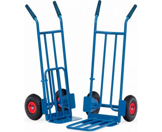 Двухколесная ручная тележка с откидной платформой МосТележка 650x1250 ТДОП3-2 