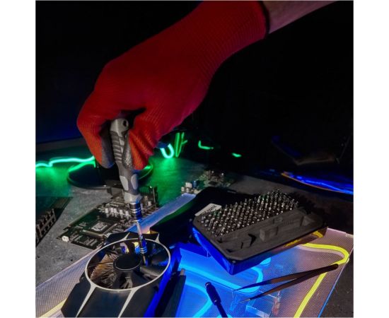 Отвертка с битами для точных работ KRANZ RA-05 CR-V, 106 предметов KR-12-4755 – изображение 11