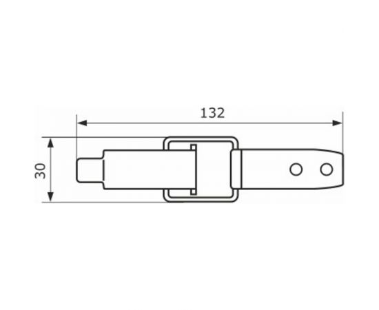 Накидной замок Домарт черный 170958 – изображение 2