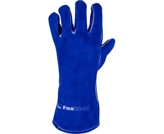 Термостойкие спилковые краги Foxweld ИНДИГО КС-01 8494 – изображение 2