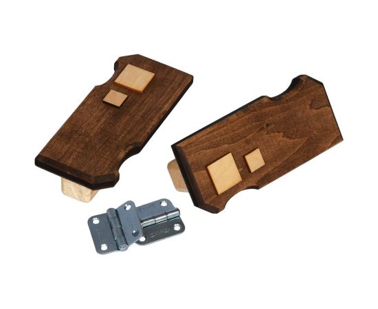 Глухая дверь Банные Штучки Банька, искусственно состарена, 1.9x0.7 м, липа Класс А, 32262 – изображение 2