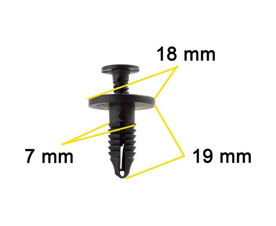 Автокрепеж для Ford 10 шт N807578S, N808332S КрепАвто 0253 – изображение 2