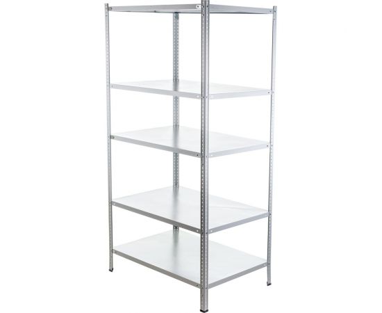 Стеллаж ООО ФУРАМА СТФЛ 2000x1000x700 мм, 5 полок, серый СТФЛ201070-5 – изображение 2