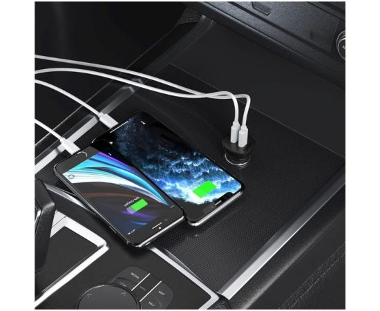 Автомобильное зарядное устройство Choetech 40 Вт, Dual USB C TC0008-V2-BK – изображение 3