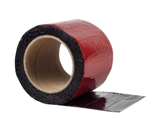 Кровельная битумная лента ШАБАШКА 10 см x 3 м, красная 255643 – изображение 3