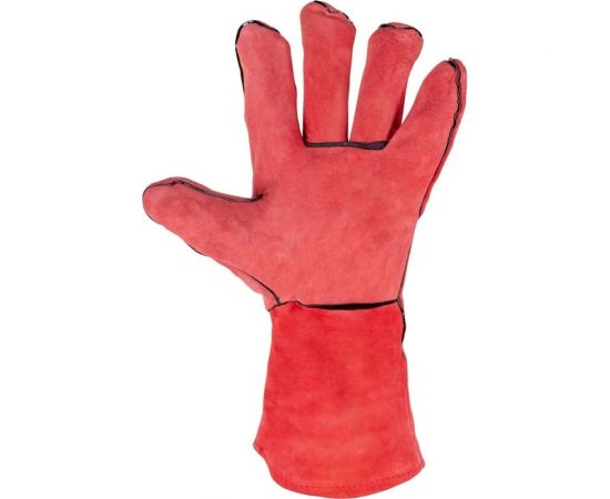 Спилковые краги FOXWELD красные 6324 – изображение 3