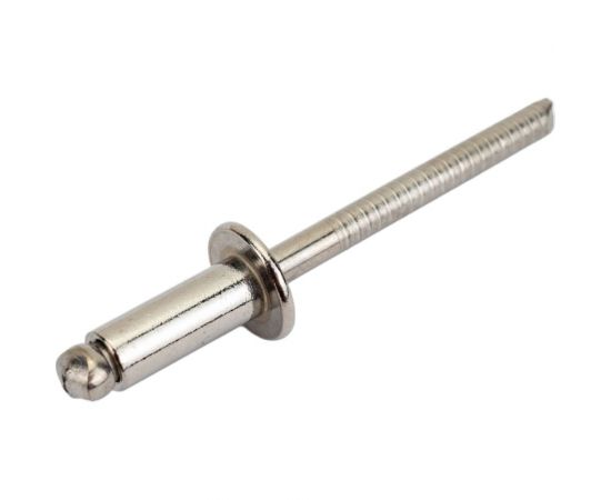 Вытяжная нержавеющая заклепка со стандартным бортиком KREPFIELD 4,8x12 мм, ART 9052, А2, 100 шт. 9052ЗАКЛЕПКА4,8Х12А2-100 – изображение 3