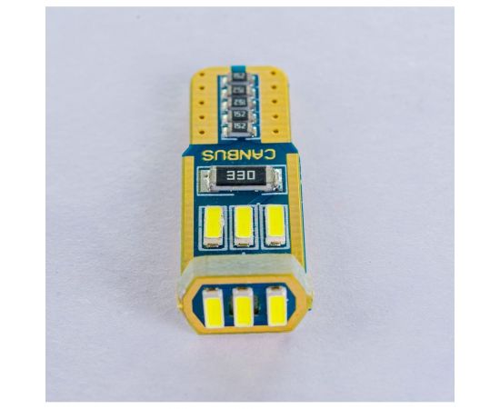 Автолампа SKYWAY диод T10 (W5W) 12V 9 SMD диодов, 1-конт. S08201483 – изображение 4