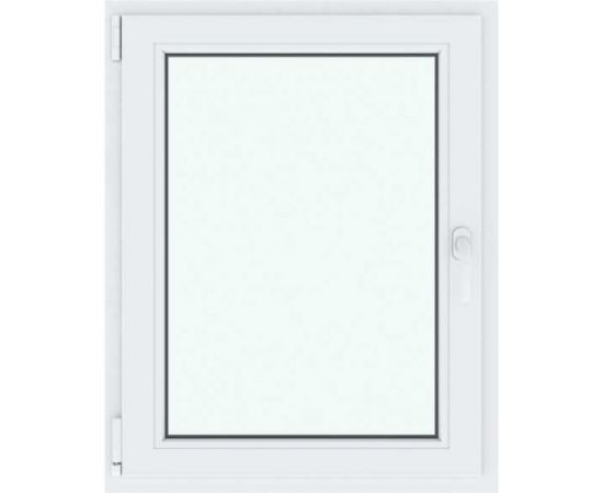Окно ПВХ АМЕГА 1000x1000 мм, поворотно-откидное правое, двухкамерный стеклопакет ПВХ_998 – изображение 4