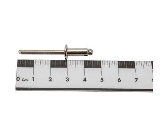 Вытяжная нержавеющая заклепка со стандартным бортиком KREPFIELD 4,8x12 мм, ART 9052, А2, 100 шт. 9052ЗАКЛЕПКА4,8Х12А2-100 – изображение 4