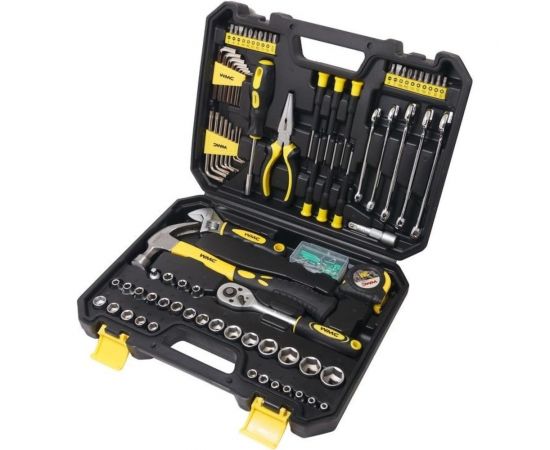 Набор инструментов WMS Tools 1/4, 3/8"", 128 предметов WMC-30128 