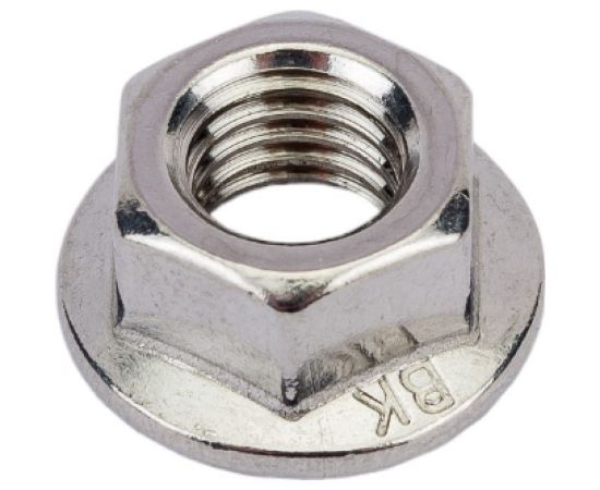 Гайка KREPFIELD нержавеющая, М10, DIN 6923, А2, с зазубринами шестигранная с фланцем 100 шт. в упак. 6923А2ГАЙКАМ10-100 