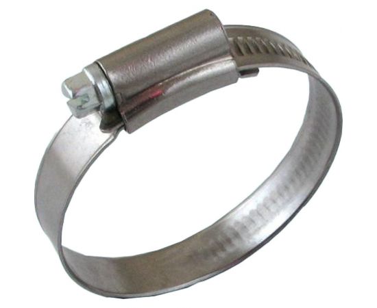 Червячный хомут CNIC 80-100/12.7 мм, W4 нержавеющая сталь, усиленный BS5315 67-2D80100 52574 