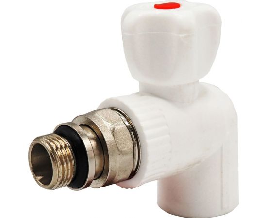 Кран для радиатора Rvc ППРС угловой 25x1/2 наружная резьба light 16022 