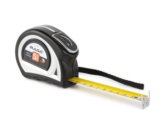 Рулетка VIRA двухсторонняя 5мх19мм нейлоновая с двухсторонним зацепом rage by 100060 