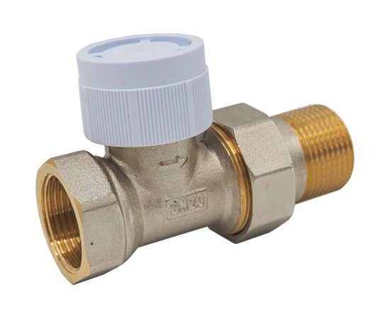 Терморегулирующий клапан для радиатора Rvc Compact 3/4 прямой без термоголовки 11672 