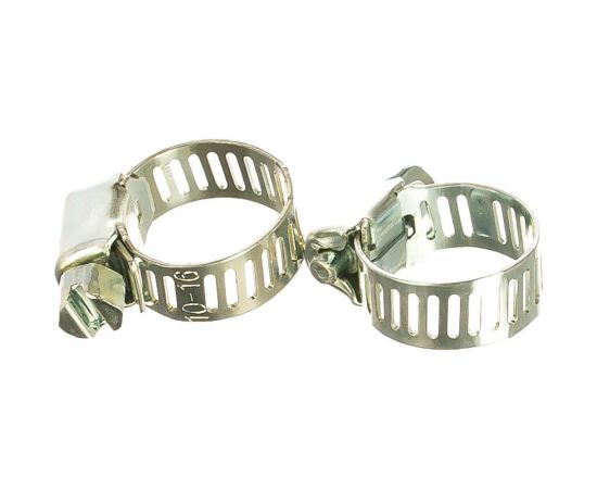 Стальные хомуты Зубр МАСТЕР с просечной лентой ПЛ-8, 10-16мм, 200шт 37803-10-16-200 