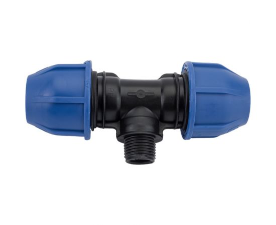 ПНД Тройник Rvc наружная резьба 25x1/2 UNIO/ 12596 