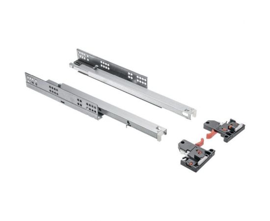 Направляющие полного выдвижения GTV MODERN SLIDE L-300 c 3D регулировкой, с доводчиком PB-3D0SHX18-300-H 