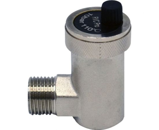 Воздухоотводчик Rvc 1/2 автоматический, никелированный, угловой 11914 