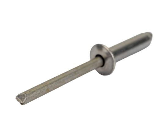 Вытяжная нержавеющая заклепка со стандартным бортиком KREPFIELD 5x18 мм, ART 9052, А2, 100 шт. 9052ЗАКЛЕПКА5Х18А2-100 – изображение 2