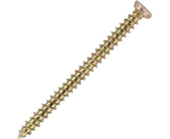 Шуруп по бетону Daxmer 7,5x72, 100 шт., желтый цинк, короб 349958 – изображение 2