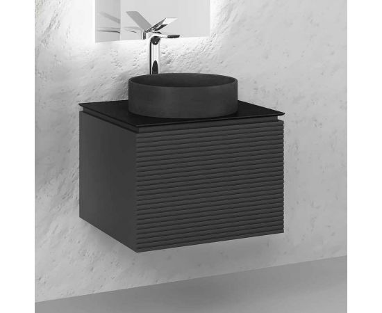 Тумба Jorno Stone 60 подвесная, антрацит Stn.01.60/P/A/JR – изображение 2
