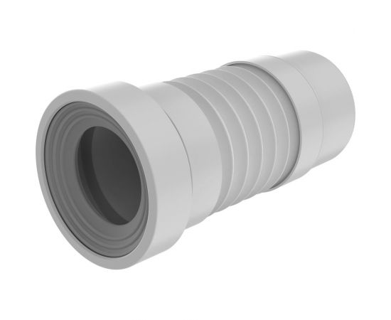 Удлинитель гибкий для унитаза с фановым выпуском Aquant 110мм, 290-330 мм T712-21-MR – изображение 2