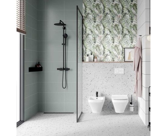 Настенная плитка LB CERAMICS Мерц 1045-0270 (серый; 25х45 м; площадь упаковки 1.46 кв.м; 13 шт.) СК000040615 – изображение 2